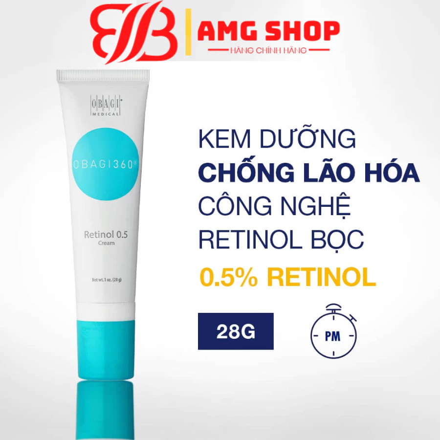 Kem Chống Lão Hóa & Tái Tạo Da Obagi 360 Retinol 0.5 28g