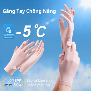 Găng tay chống nắng, chống tia cực tím UV UPF50+, găng tay chống nắng hở ngón chất liệu lụa băng mát lạnh bảo vệ bàn tay