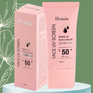 Kem Chống Nắng HEMIA Nâng Tone Kiềm Dầu SPF50++++ 50ml HEMIA MakeUp Sunscreamm