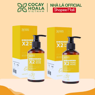 Combo 2 chai dung dịch vệ sinh phụ nữ X2 Nano nghệ CHANH TÂY mới hữu cơ 150ml Cỏ Cây Hoa Lá