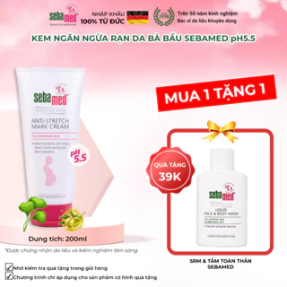 Kem ngăn ngừa rạn da bà bầu Sebamed Anti-Stretch Mark Cream pH5.5 (200ml)