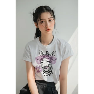 Áo thun nữ TRALI dáng babytee