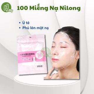 100 miếng mặt nạ nilong ủ tê, màng nilong ủ tê