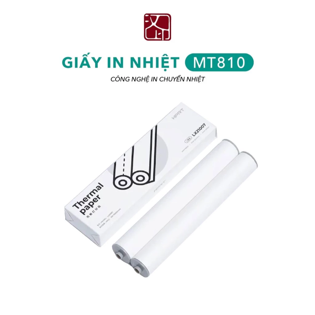 Giấy In Nhiệt A4 Máy MT810, MT610 Pro Dạng Cuộn, 50 Tờ A4/Hộp Lưu Bản In 3 năm, Không chứa BPA BPS | Hanin