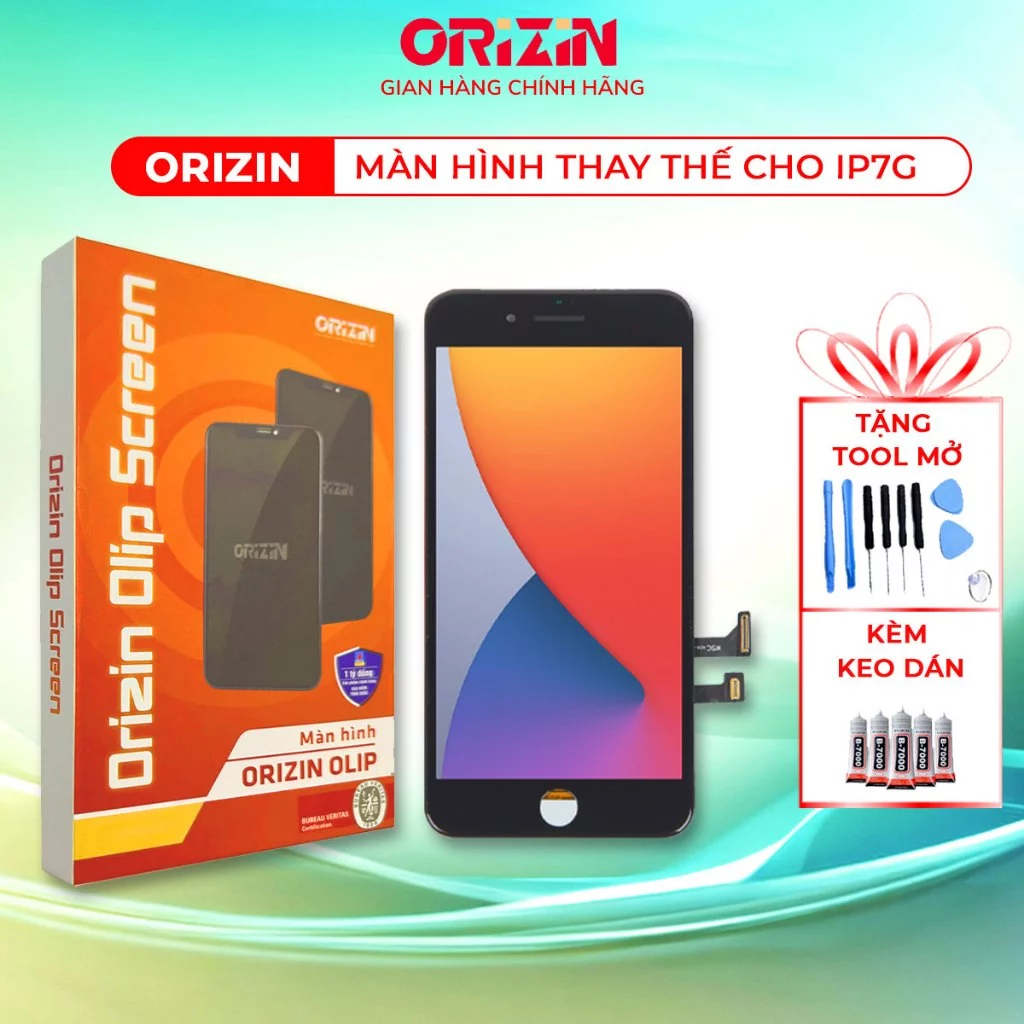 Màn hình ORIZIN cho lphone7G chính hãng, màn LCD sắc nét, viền mỏng, độ tương phản cao, Bảo hành 6 tháng 1 đổi 1