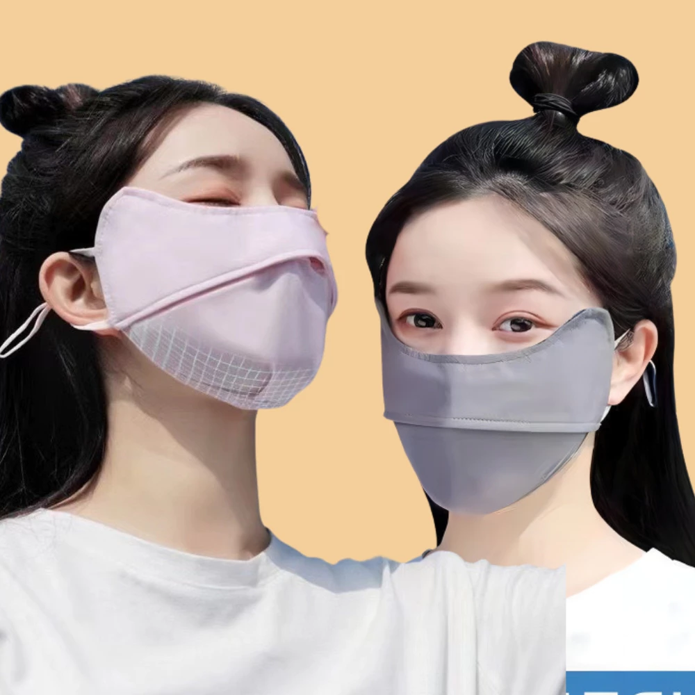 Khẩu Trang Chống Tia UV UNDERCOOL 5D UPF 50+ Unisex Nhiều Màu chống nắng Chính Hãng chất lụa băng mềm mịn mát KT03