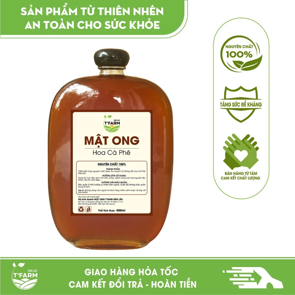 Mật Ong Hoa Cà Phê T'FARM DAKLAK