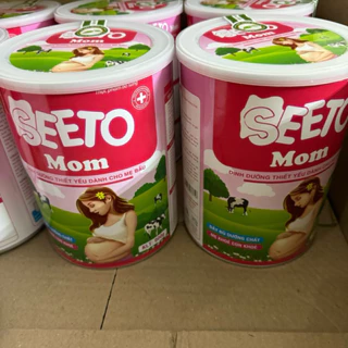 Hộp 900g SỮA BẦU Sữa dinh dưỡng cho phụ nữ có thai phụ nữ trước và sau sinh SEETO MOM đầy đủ dưỡng chất cho mẹ và bé