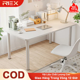 REX Bàn Làm Việc Chân Tròn Đa Năng bàn học Decor Phòng Ngủ Phong Cách Dùng Học Tập