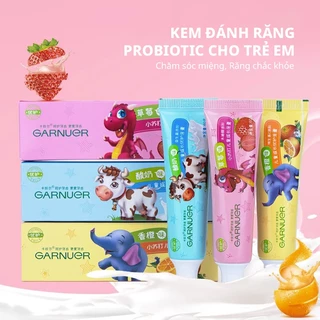 Kem đánh Răng Hương Dâu Hộp 60g Cho Bé 2-12 Tuổi Kem Đánh Răng Cho Bé Nuốt Được Hương Cam