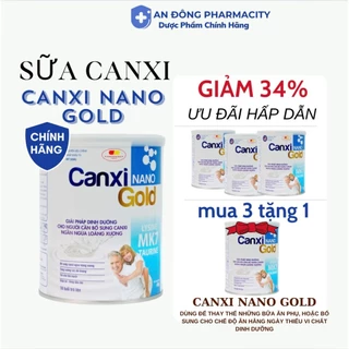 Sữa Canxi Nano Gold Hỗ Trợ Người Thiếu Canxi Loãng Xương Tốt Cho Tim Mạch Chăm Sóc Sức Khỏe Hàng Chính Hãng