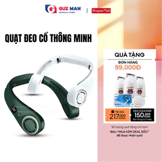 Quạt Đeo Cổ Thông Minh METIS  3 Mức Độ, Trung Hòa Nhiệt Độ, Cổng Thoát Khí Kép