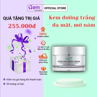 Kem dưỡng trắng da GSC, mờ nám, tàng nhang, trắng sáng, da không đều màu 50ml - Gem cosmetic