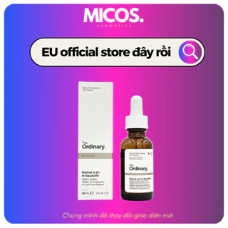 [Loại 30ml] Serum The Ordinary Retinol 1%/0.5% In Squalane