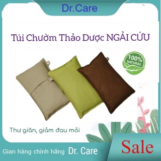 Túi Chườm Nóng Thảo Dược NGẢI CỨU - Gối Chườm Thảo Dược Giảm Đau Vai Gáy Lưng Bụng