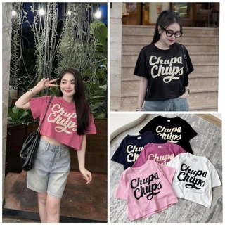 Áo phông áo thun croptop chup chip  AP250