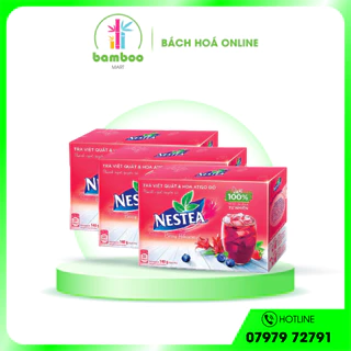 [Nestea] Combo 3 Hộp Trà Việt Quất và Hoa Atiso Đỏ Nestea - 10 gói/hộp