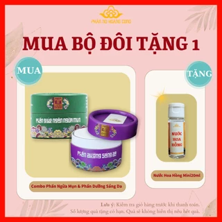 Combo Phấn Dưỡng Sáng Da + Phấn Ngừa Mụn