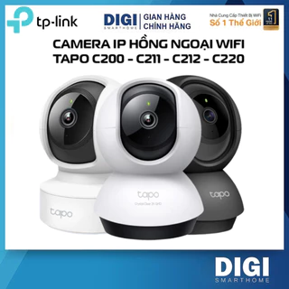 Camera Wifi TP-Link Tapo C200/ C210/ C211/ C212/ C220 Full HD 2MP/3MP/2K QHD Quay Quét 360 độ Giám Sát An Ninh