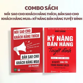 Sách - Combo 2 cuốn : Nói sao cho khách hàng thích bán sao cho khách hàng mua + Kỹ năng bán hàng tuyệt đỉnh