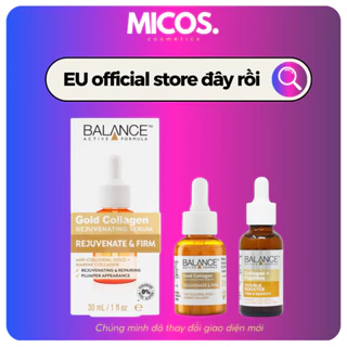 Serum Balance Trẻ Hóa, Tái Tạo Da Balance Active Formula Gold Collagen 30ml - MICOS