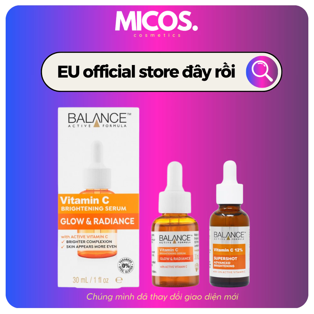 Serum Mờ Thâm Vitamin C Balance Active Formula 30ml - MICOS