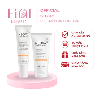 Kem Chống Nắng Neova Silc Sheer 2.0 SPF40/SPF44 74ml | kcn phổ rộng, bảo vệ da khỏi UVA, UVB