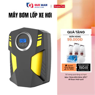 Máy Bơm Lốp Xe Ô Tô, Xe Máy Mini METIS Điện Tử Tự Ngắt Hàng Chính Hãng Công Suất 120W Tiện Lợi