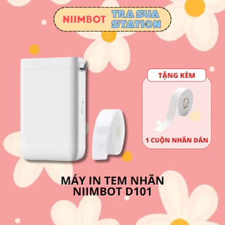 NIIMBOT D101 Máy in nhãn cầm tay Bluetooth in label dùng cho kinh doanh online, văn phòng và gia đình - Bảo Hành 12T