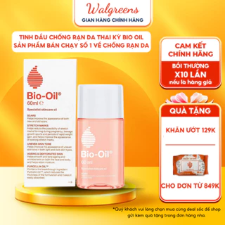 Bio Oil rạn da dầu chăm sóc da giúp cải thiện rạn da, mờ sẹo và đều màu da không thể thiếu cho mẹ bầu lọ 60ml