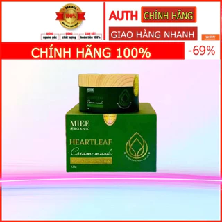 Mặt nạ diếp cá tái sinh miee organic chính hãng, ngừa mụn, dưỡng trắng da, mờ thâm nám, chống lão hoá da 120g