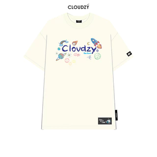 Áo phông local brand nam nữ unisex tay lỡ thun form rộng teen cổ tròn oversize cotton CLOUDZY CRAYON