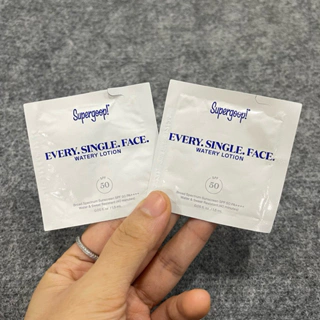 [Sample 1,5ml] Kem chống nắng SPF 50 Supergoop Every Single Face Watery Lotion
