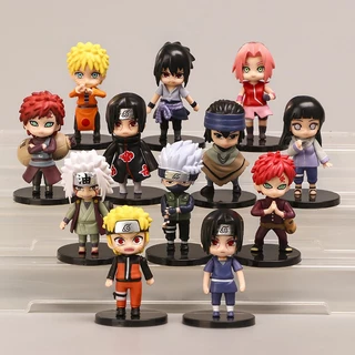 Mô hình Naruto chibi bán lẻ 12 nhân vật Naruto Sakura Gaara Shikamaru Itachi Kakashi