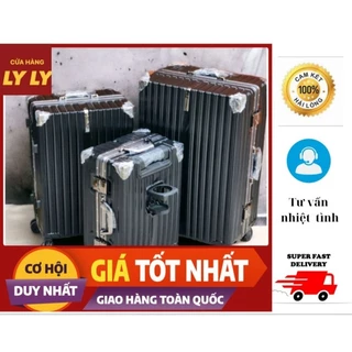 SHIP( HOẢ TỐC) VALI, KHUNG NHÔM,KHOÁ SẬP B3T, SIZE  20 ,24 , 29 INCH, 4 GÓC,KIM LOẠI CHỐNG VA ĐẬP