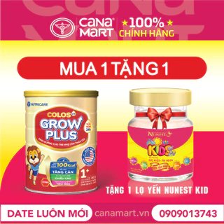 Sữa bột Nutricare Colos 24h Grow Plus 1+ giúp trẻ phát triển toàn diện (850g)