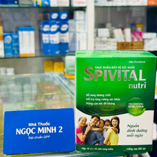 ✅ [Chính Hãng] Viên uống Spivital Nutri DHG bổ sung dưỡng chất, tăng cường sức khỏe (10 vỉ x 10 viên)