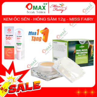 KEM MISSFAIRY ỐC SÊN - DƯỠNG CHỐNG LÃO HOÁ TINH CHẤT HỒNG SÂM & DỊCH ỐC SÊN - SNAIL ( KEM CHỐNG LÃO HÓA )