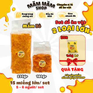 Combo Đồ Ăn Vặt Bánh Tráng Nướng 2 Loại Lớn Tặng 100gr Bơ Măm Măm Shop