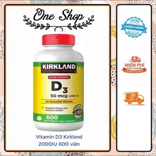 (Date T10/2026) Viên uống vitamin D3 2000IU 600 viên của Mỹ