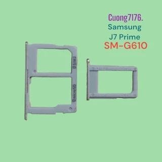 Khay Sim Thẻ Samsung J7 Prime (SM-G610) Đã Qua Sử Dụng Màu Vàng Nhạt Còn Đẹp