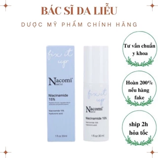 Serum Nacomi Niacinamide 15% ngừa mụn, chống lão hóa, cải thiện trắng sáng da 30ml