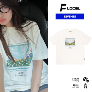 Áo Thun Local Brand LÌ VEN Loại Cao Cấp Flowers Window 100% Cotton unisex F LOCAL