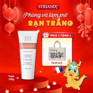 Kem Chống Rạn Da STRIANIX-W 100g Phòng Và Làm Mờ Rạn Trắng Nhập Khẩu Từ Pháp - Kèm Quà Tặng túi đi sinh