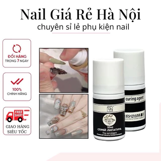 Chai Xịt Khô Keo- Sáng Đá Phụ Kiện Nail 2in1