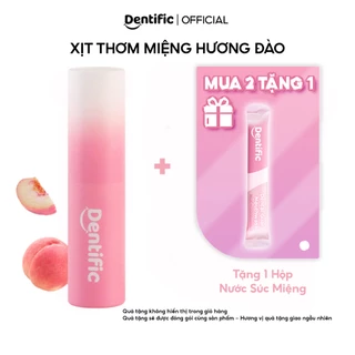 Xịt thơm miệng Dentific hương đào Bad Breath Go Away 30g