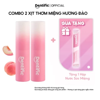 Combo 2 xịt thơm miệng hương đào Bad Breath Go Away Dentific