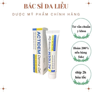 Actidem Gel giảm mụn Actidem Derma Gel 18gam mẫu mới, giảm mụn, mờ thâm hiệu quả