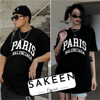 [ NEW 2024 ] Áo Thun BaLen Paris Tay Lỡ, Áo Phông Cộc Tay Nam Nữ cao cấp 100% cotton hàng chuẩn SaKeen