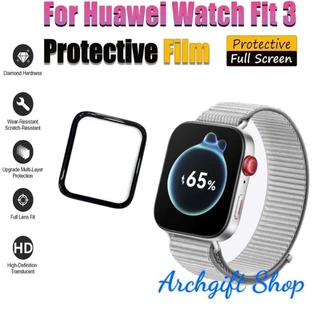 [ tặng 1 bộ dán TPU khi mua 2 bộ 3D ] Miếng dán 3D Cạnh Cong Full mặt kính cho Huawei Watch Fit 3 / WatchFit 3